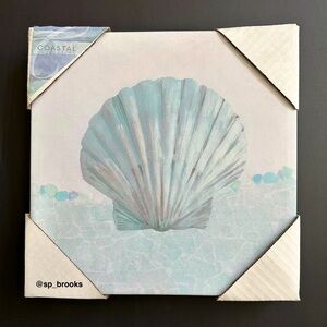 🎁Coastal Collection Seashell Wall Decor on Canvas